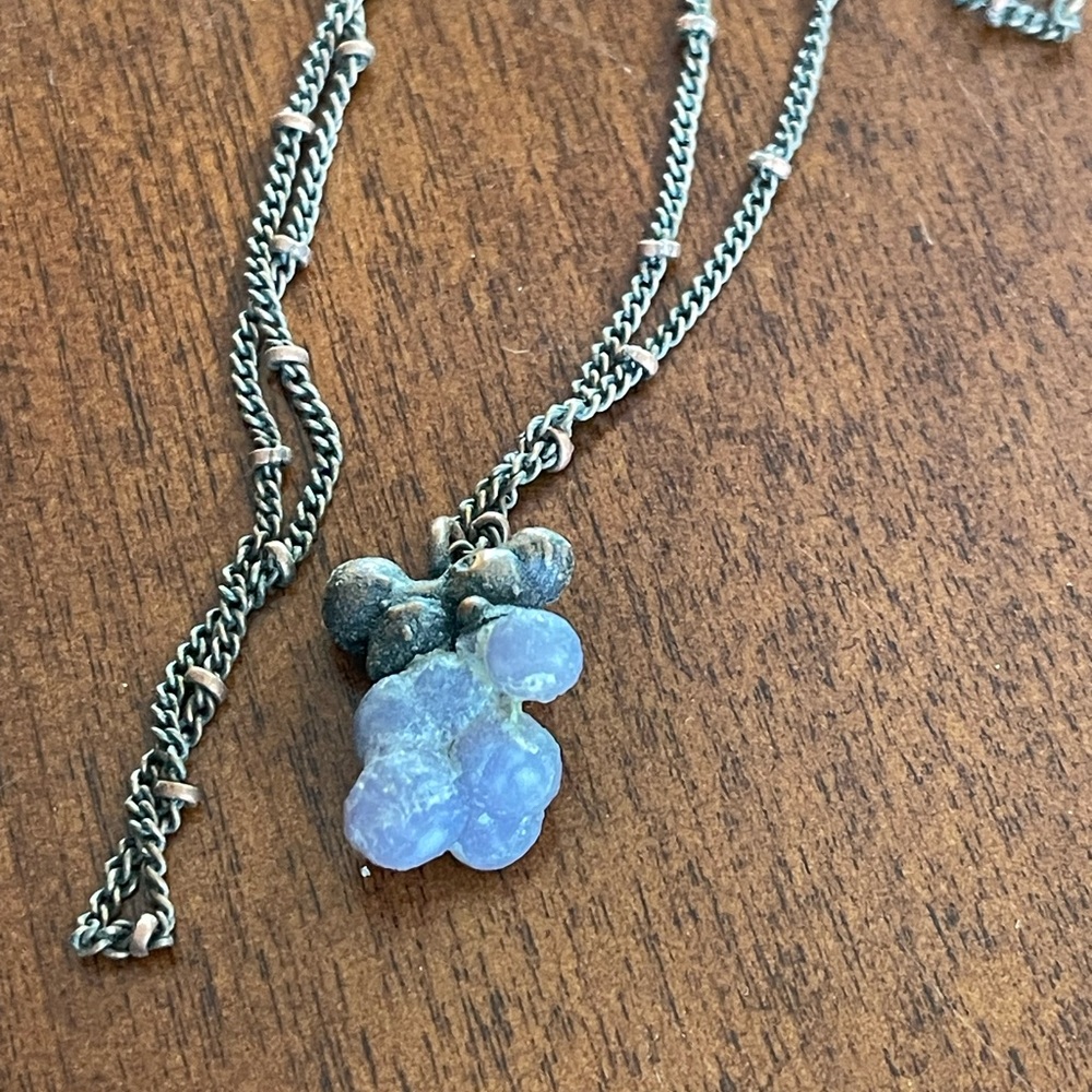 Hawkhouse grape agate necklace